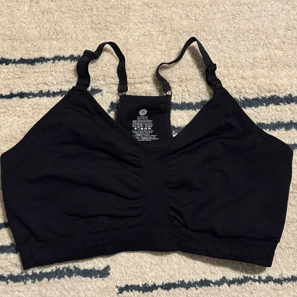 Kindred Bravely Black Sublime pumping and nursing Bra